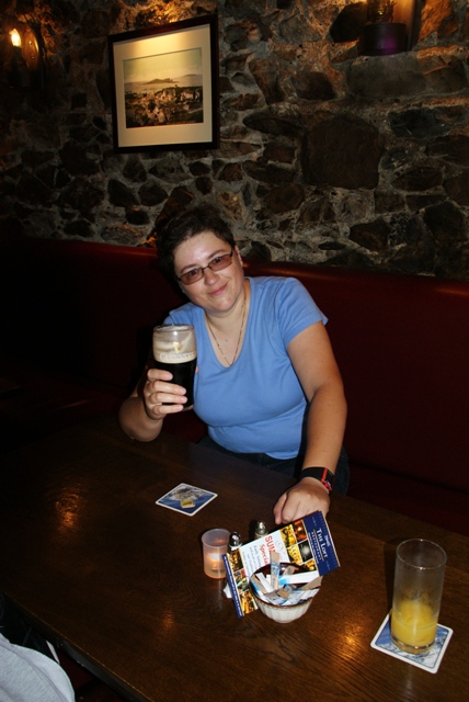 Na Howth
Pierwszy Guinness w Irlandii
