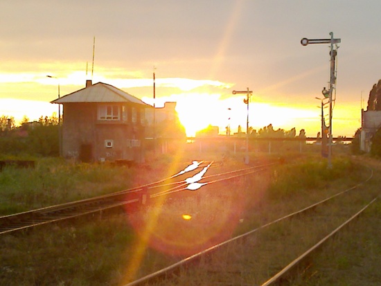 Zachód słońca na PKP
Zdjęcie wykonane telefonem ;)
